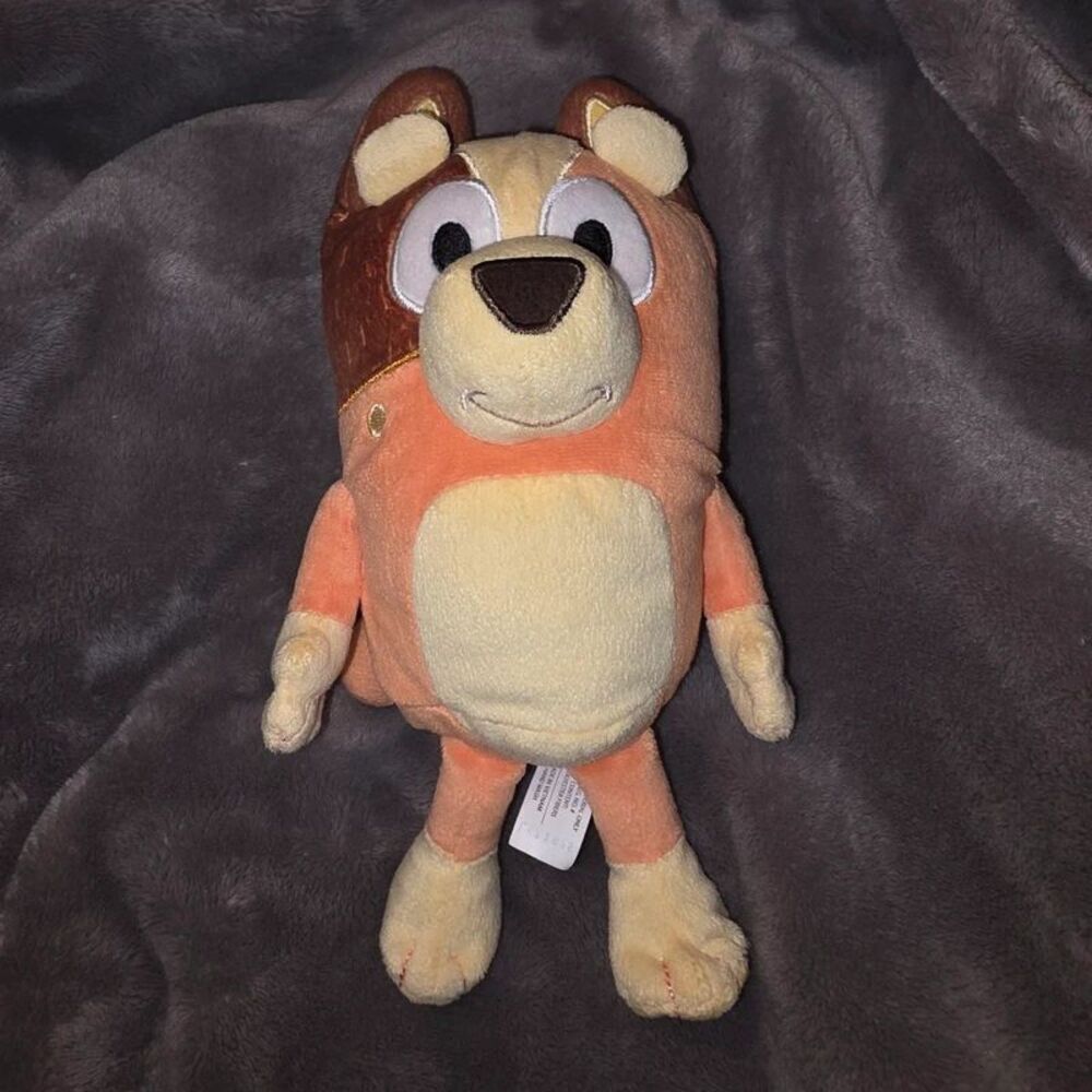 Bluey Bingo Plush 8" Moose Toys Orange Red Heeler Stuffed Animal Toy